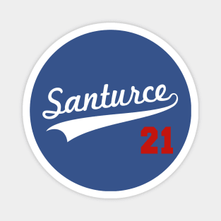 Santurce 21 Puerto Rico Baseball Magnet